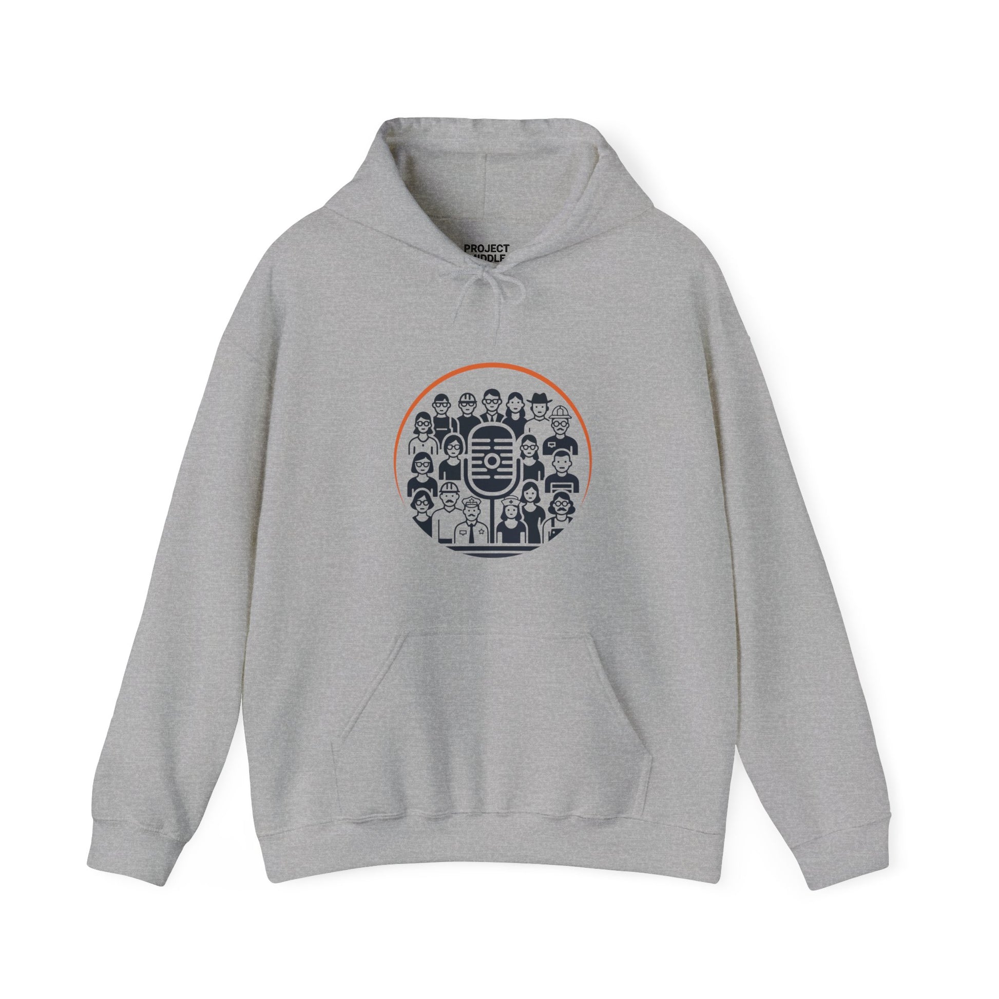 Project Middle Logo Unisex Hoodie